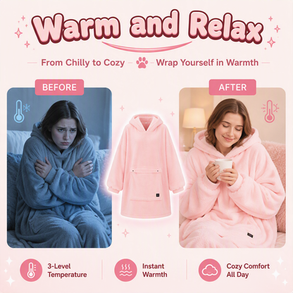 Dynacy Wearable Heated Blanket